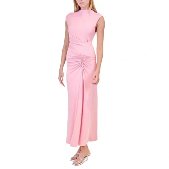 SIMKHAI
Acacia Sleeveless Maxi Dress Elegant Pink Sleeveless Dress - Picture 4 of 12